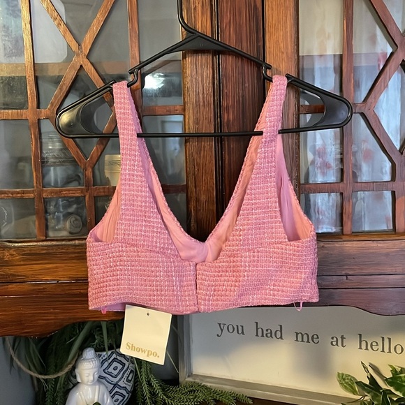Showpo Adelaide Two Piece Set Pink US Size 4 - Picture 4 of 7